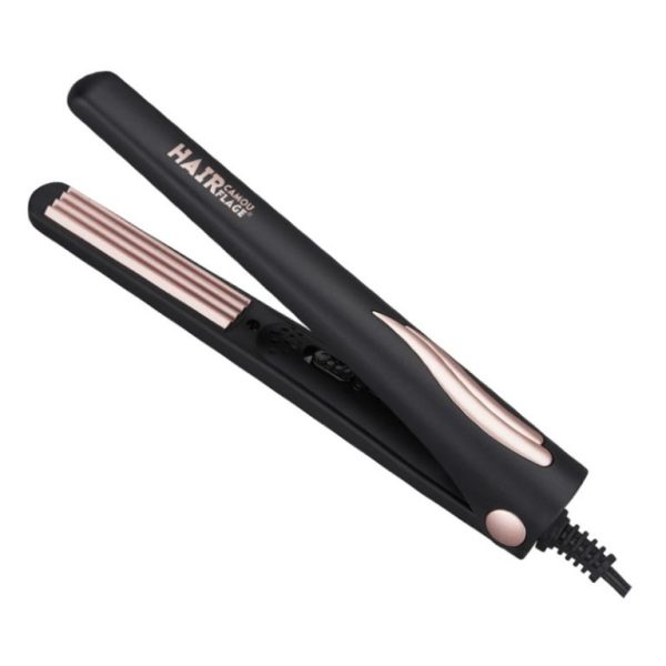 HairCamouflage Mini Crimper -kreppirauta, musta/ruusukulta